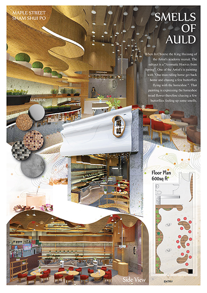 Retail Concept Store of Flower & Tea House (Interior Design)