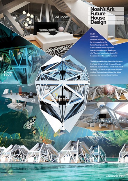 Noah’s Ark Future House Design (Architecture and Interior design)
